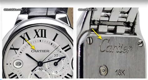 fake mens cartier watch|how to authenticate cartier watch.